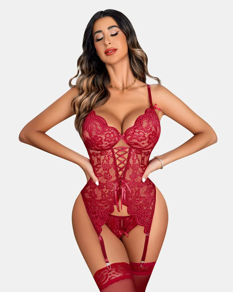 2 Pack Lace Lingerie Sets