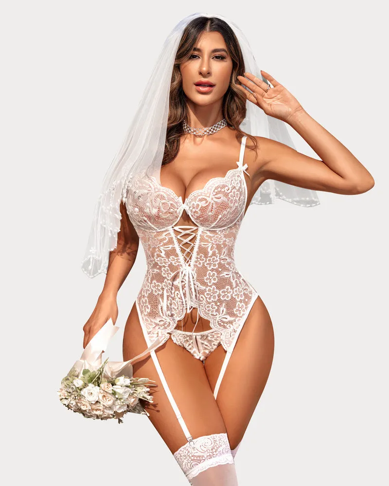 2 Pack Lace Lingerie Sets