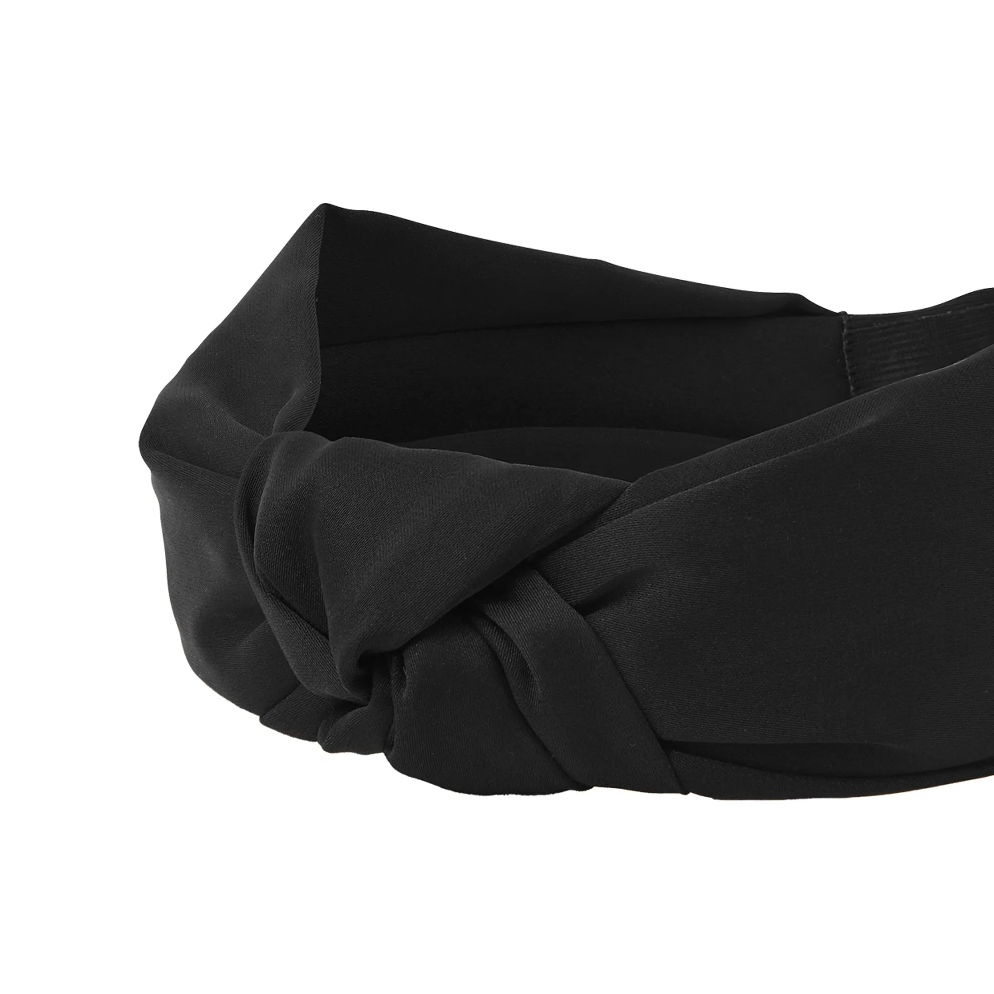 Accessorize London Women's Black Fabric Knot Headband
