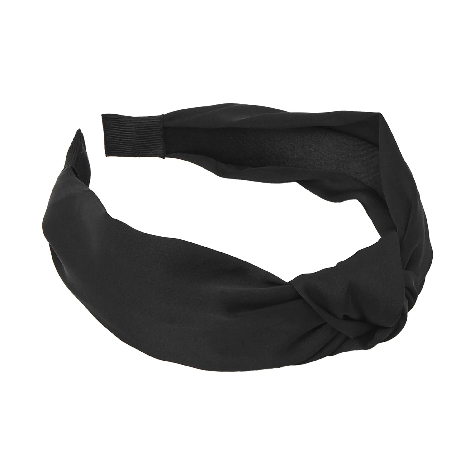 Accessorize London Women's Black Fabric Knot Headband