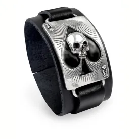 Ace Of Dead Spades Wriststrap Bracelet