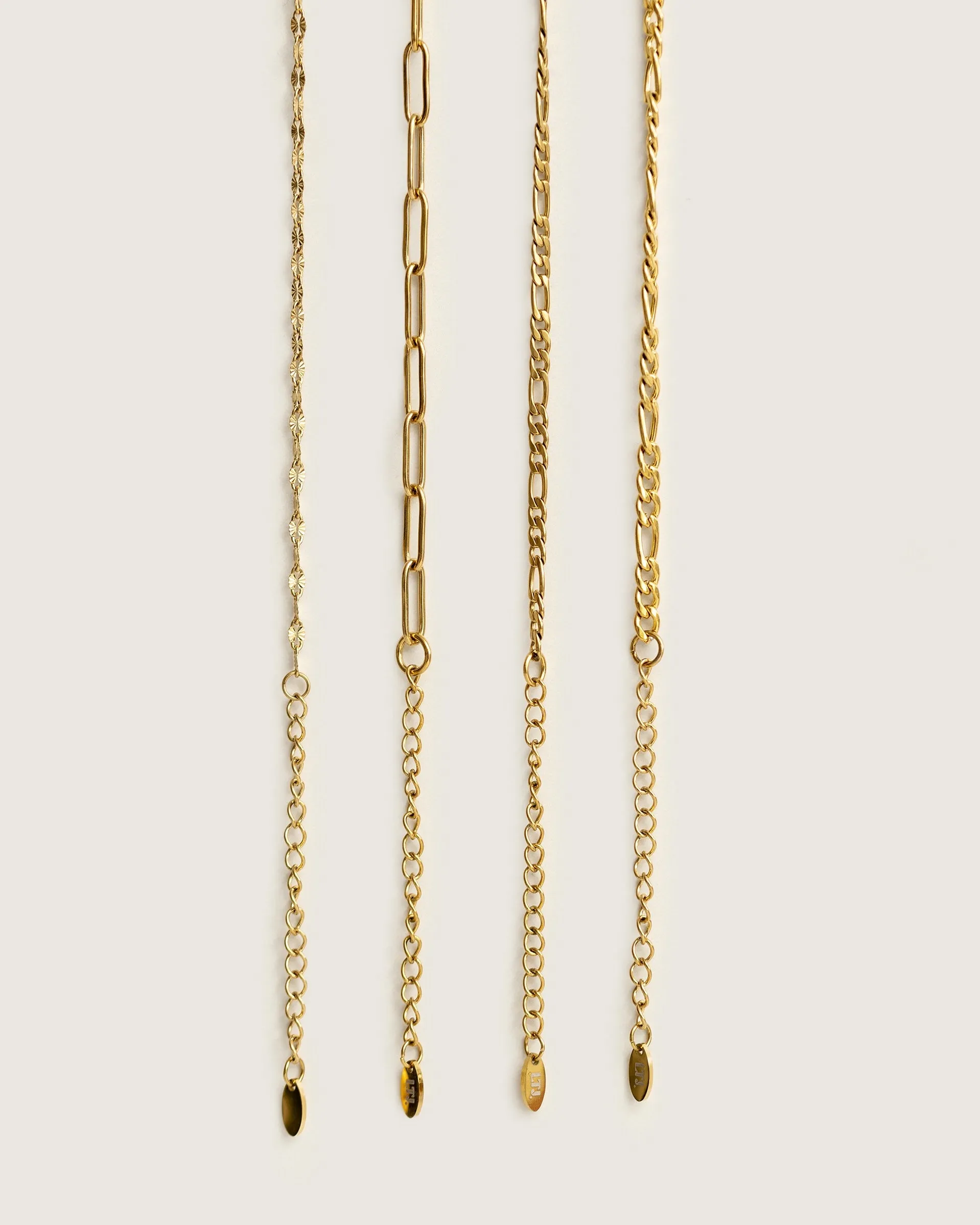 Anklet paper clip - shell