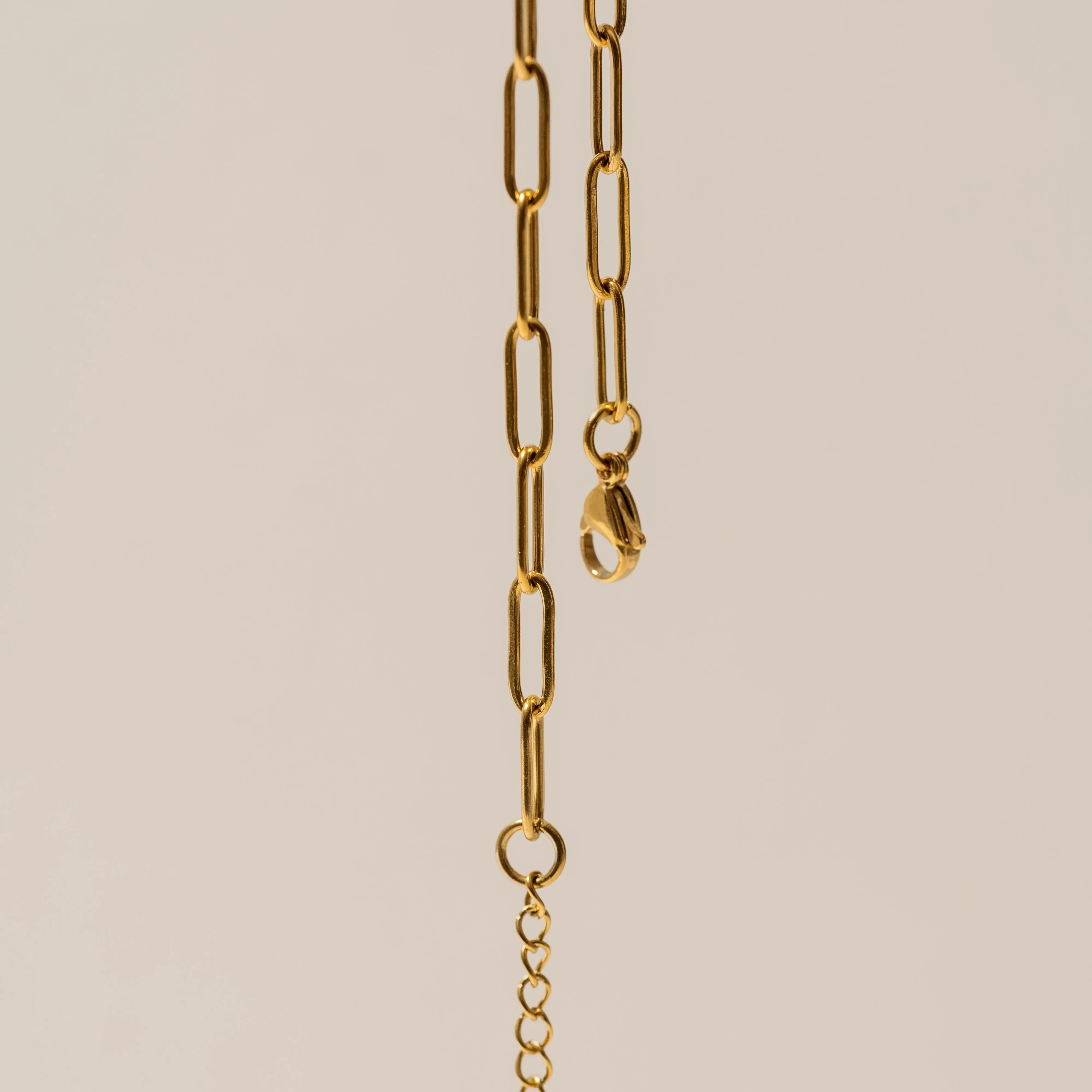 Anklet paper clip - shell
