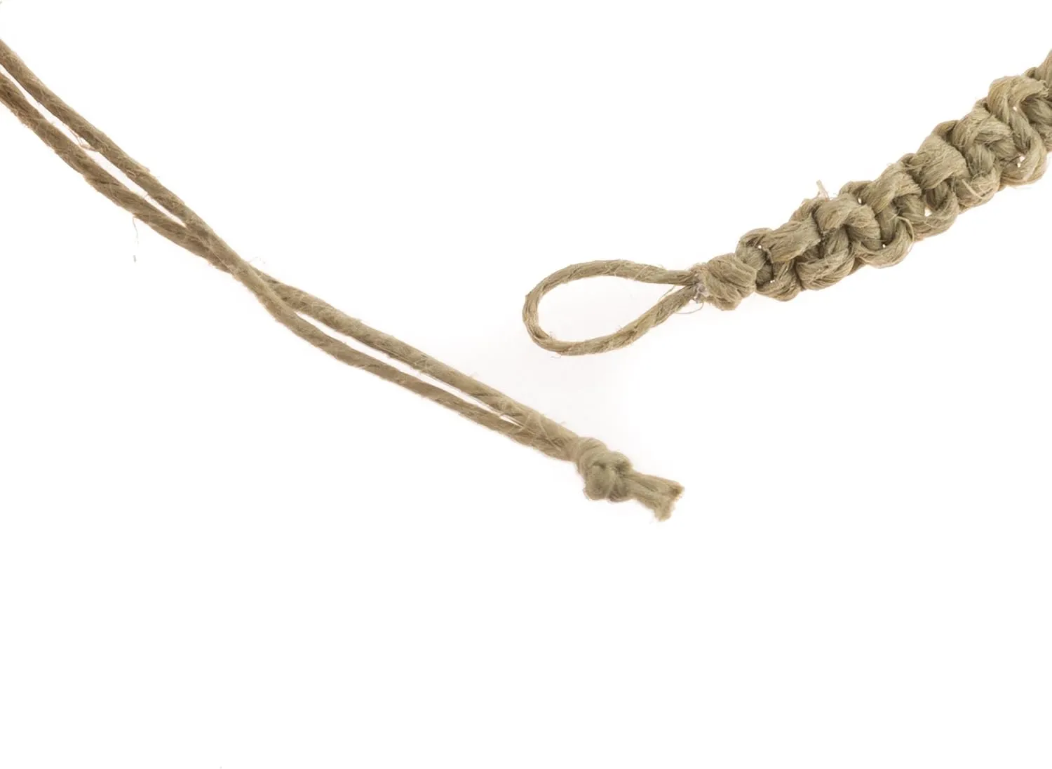 BlueRica Hemp Anklet with Glass Beads