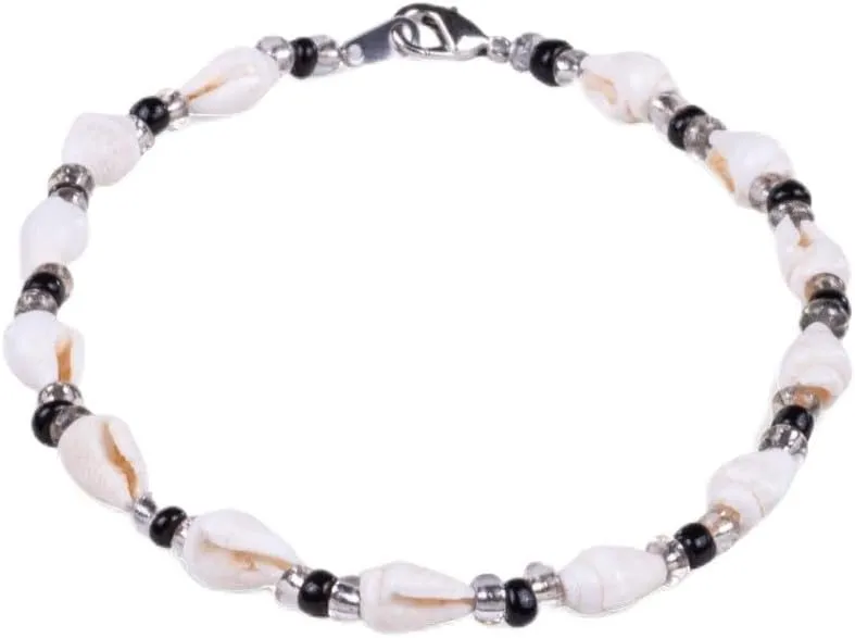 BlueRica Nassa Shell Anklet - Beachy Seashell Jewelry for Women