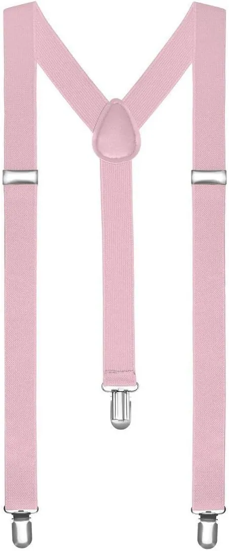 Boolavard Braces Suspenders Adjustable Slim Unisex Men Ladies Trouser Fancy Dress Clip On