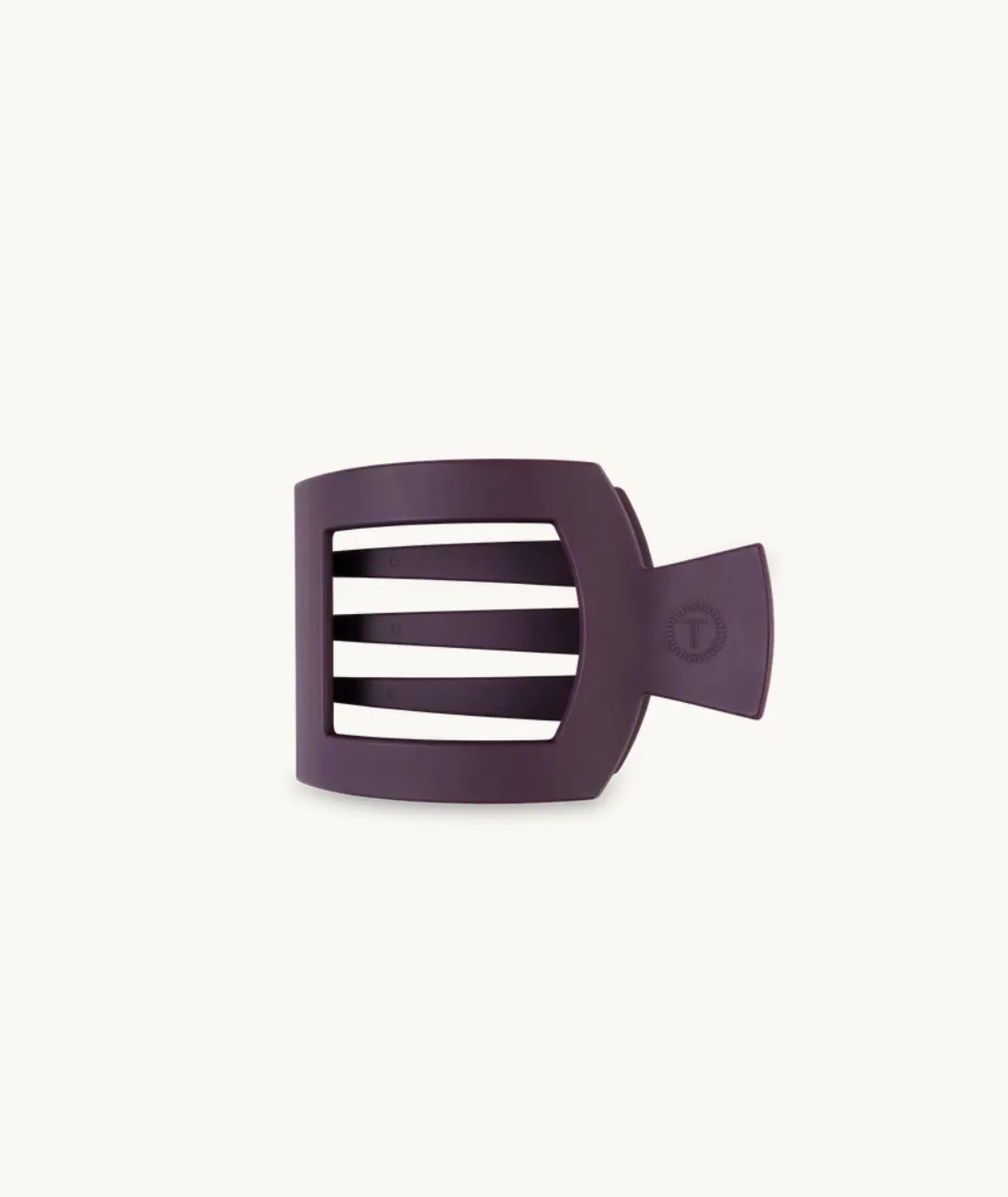 Burgundy Bliss Medium Square Flat Hair Clip