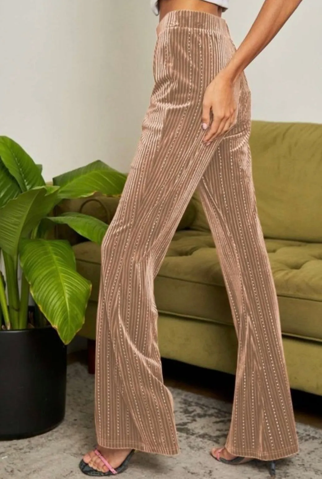 Champagne Retro Style Flares