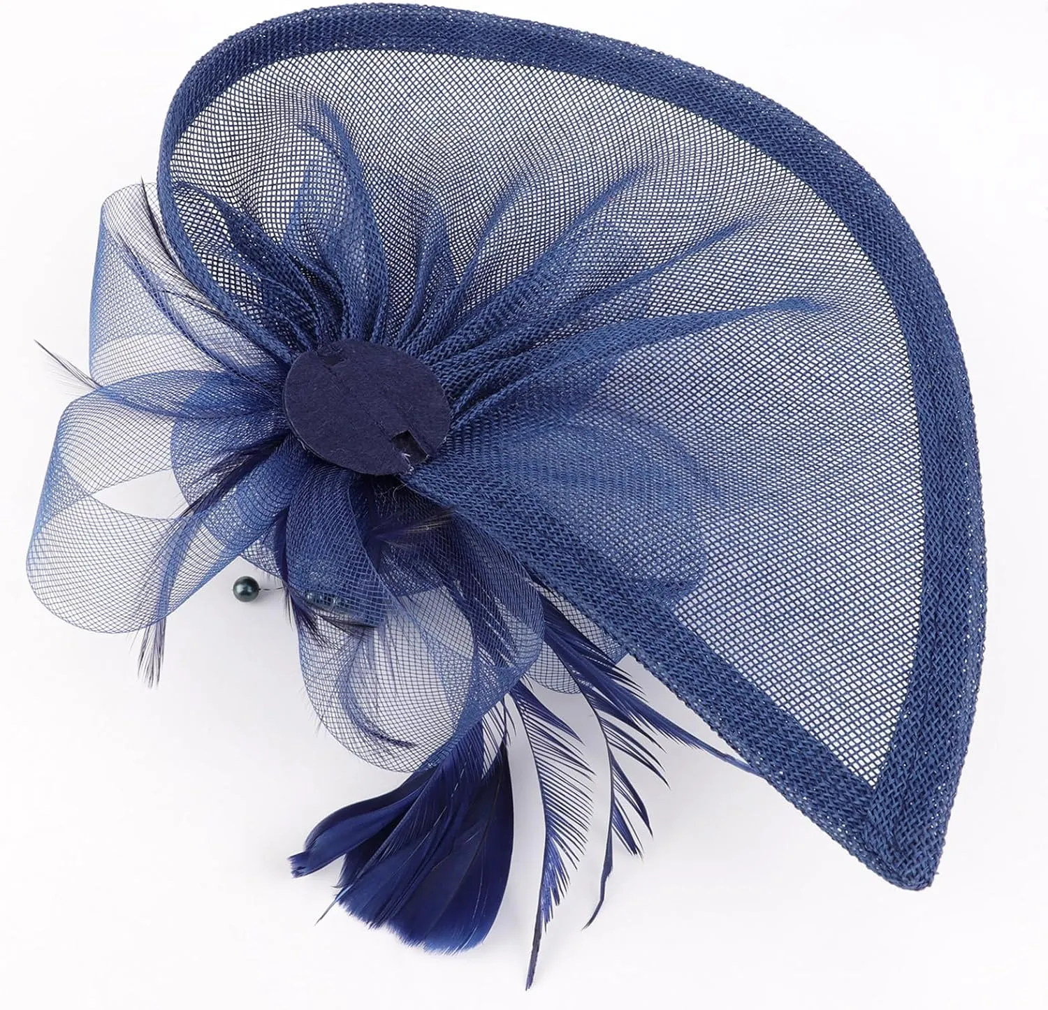 DRESHOW Women Fascinator Hats Tea Party Hat Vintage Pillbox Hat Headband for Cocktail