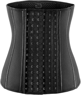 ECOWALSON Waist Trainer for Women Corset Cincher Body Shaper Girdle Trimmer with Steel Bones Extender