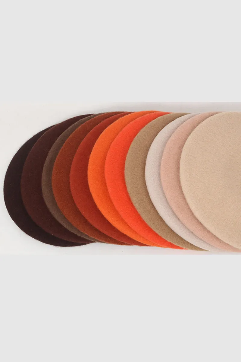 FASHION SOLID FUZZY BERET