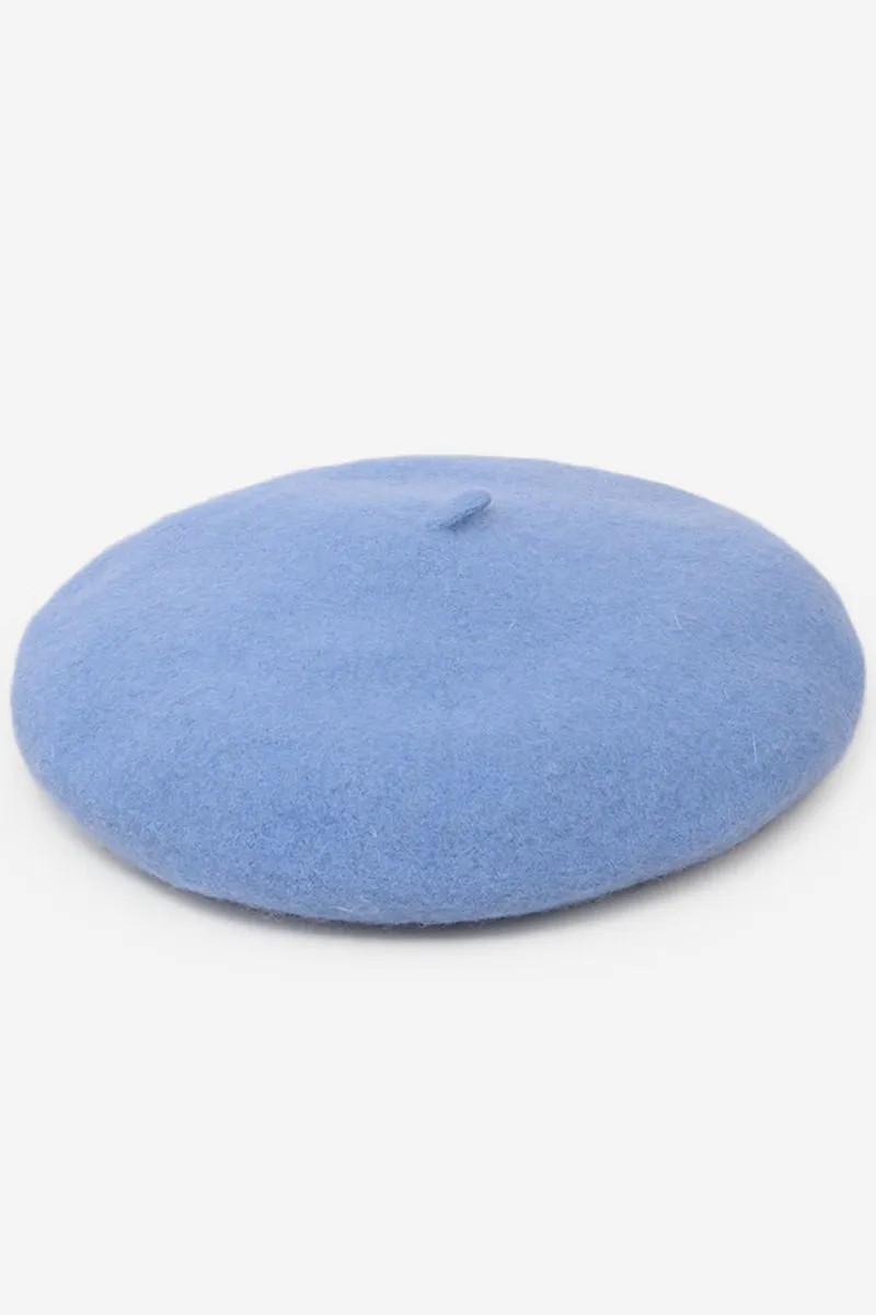 FASHION SOLID FUZZY BERET