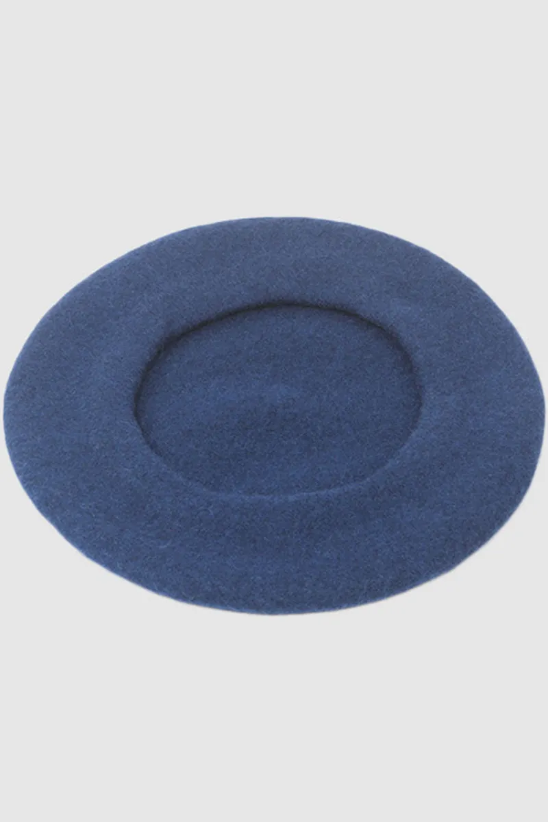 FASHION SOLID FUZZY BERET