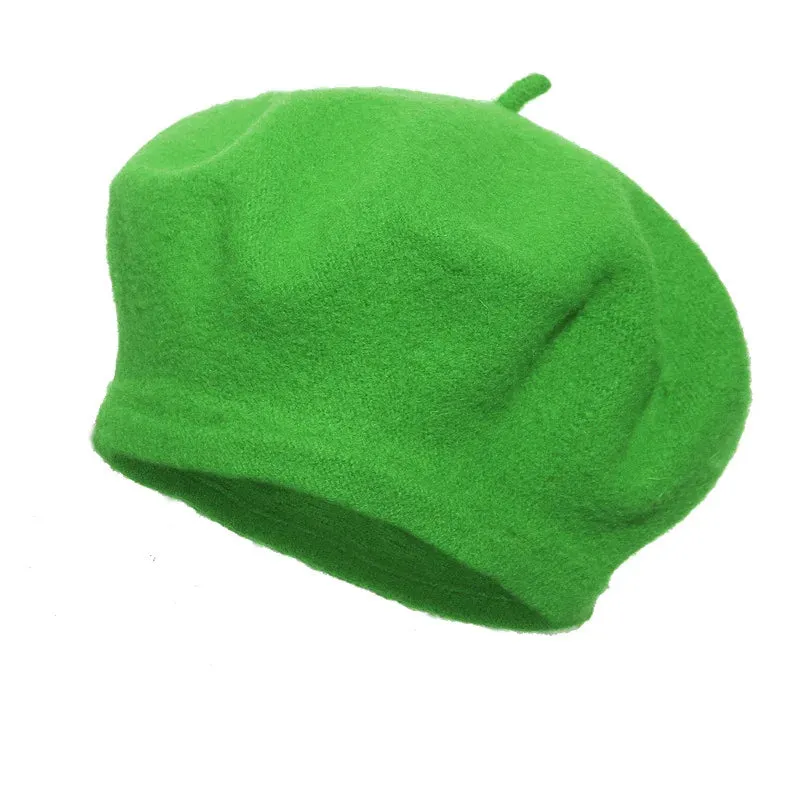 French Style Wool Beret Hat - Elegant and Comfortable