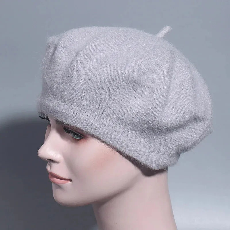 French Style Wool Beret Hat - Elegant and Comfortable