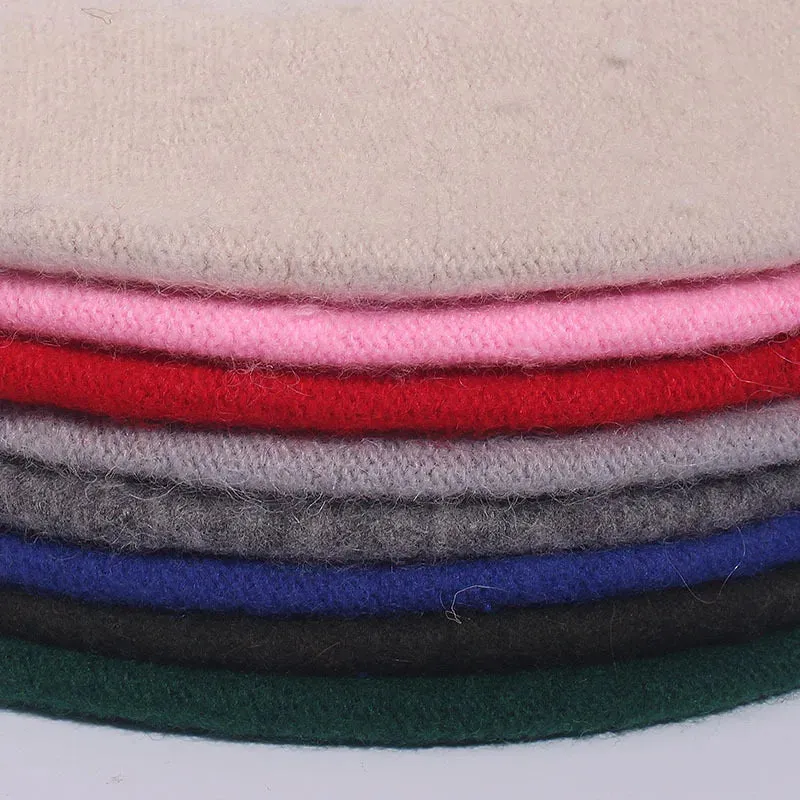 French Style Wool Beret Hat - Elegant and Comfortable