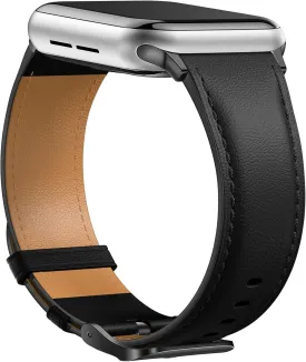 GEAK Leather Band Compatible with Apple Watch Bands for Women 40mm 41mm 38mm 42mm 44mm 45mm 46mm 49mm Men, Top Grain Genuine Leather Strap Wristband for iWatch Series 10 9 8 7 6 5 4 3 2 1 SE Ultra