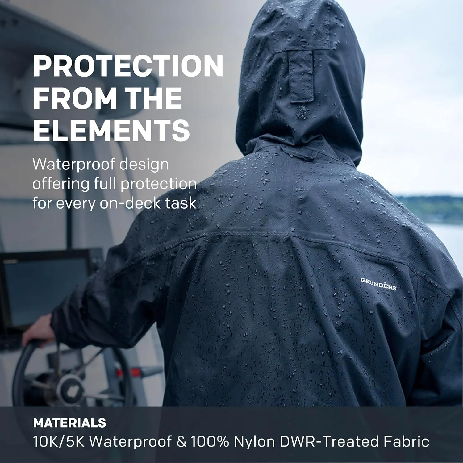 Grund??ns Weather Watch Hooded Fishing Jacket