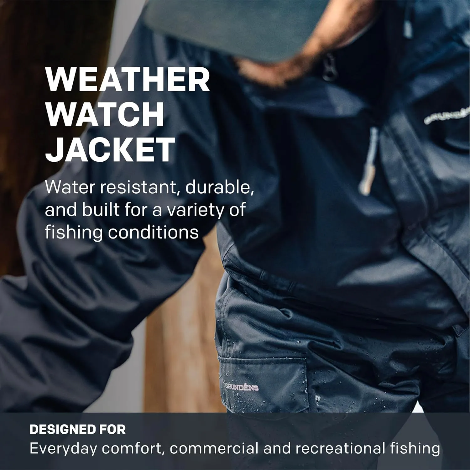 Grund??ns Weather Watch Hooded Fishing Jacket