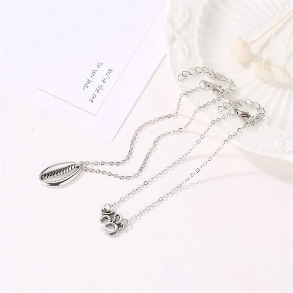 Letter shell Anklet JDC-AS-A25