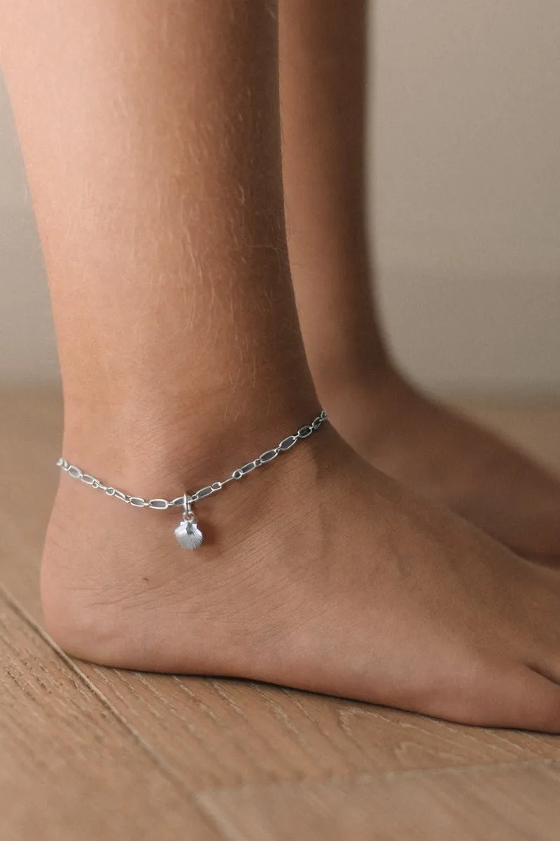 Little Mermaid Anklet - Silver