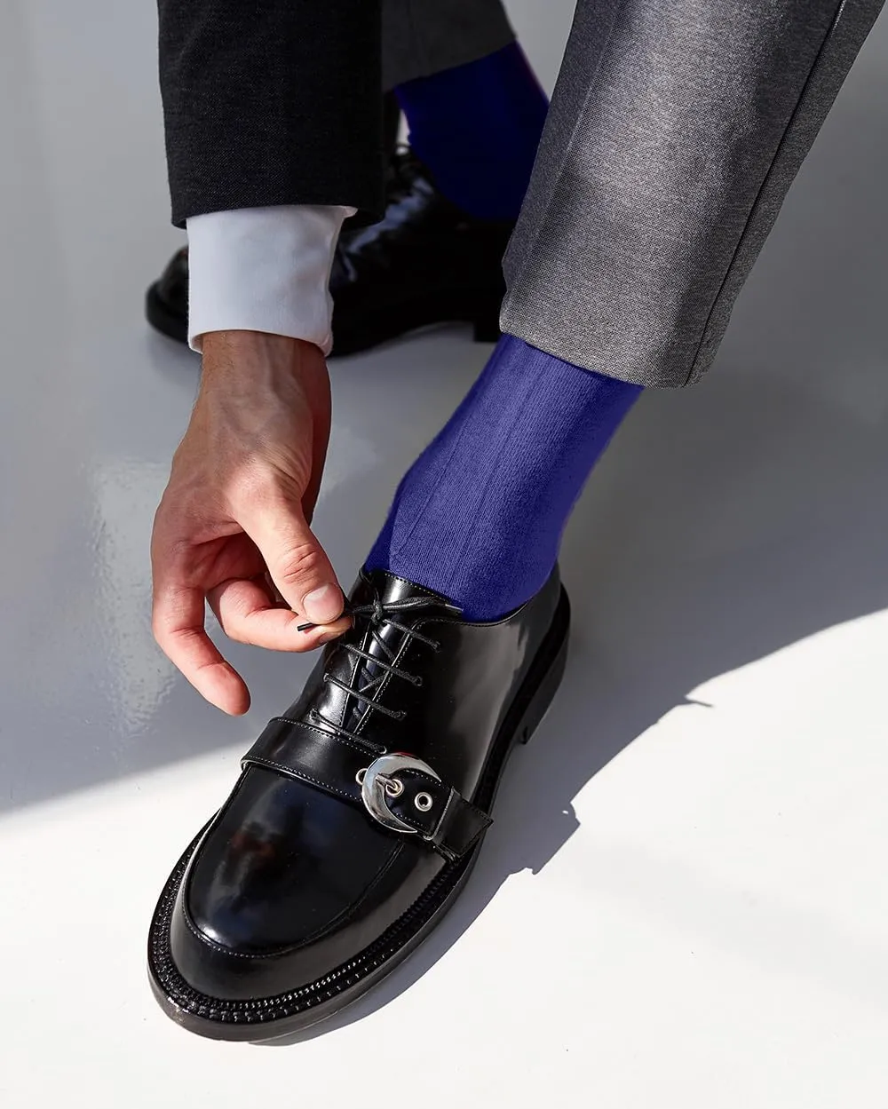 Men??s Ribbed Sheer Nylon Anklet Dress Socks - Soft, Breathable, Reinforced, No-Slip Comfort (3-Pack)