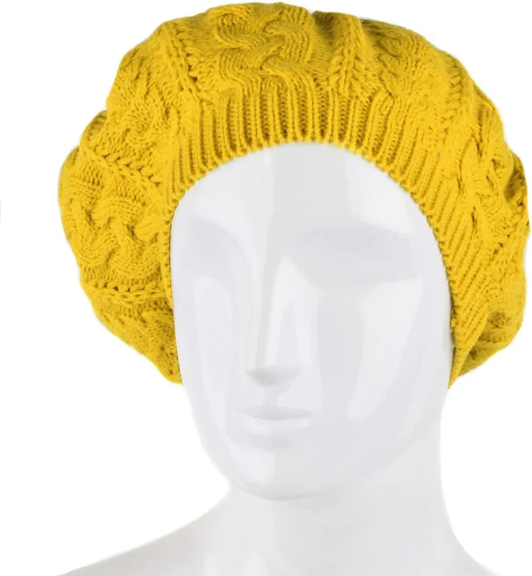 Nollia Soft Knit Solid Color Beanie, Chic, and Lightweight Crochet Knitted Style Beanie Hat for Women, One Size Slouchy Hat