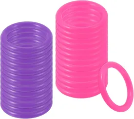 PATIKIL Plastic Ring-Toss Rings for Bottles, Carnival Rings Plastic Hoop for Speed and Agility Practice Outdoor Party Favor