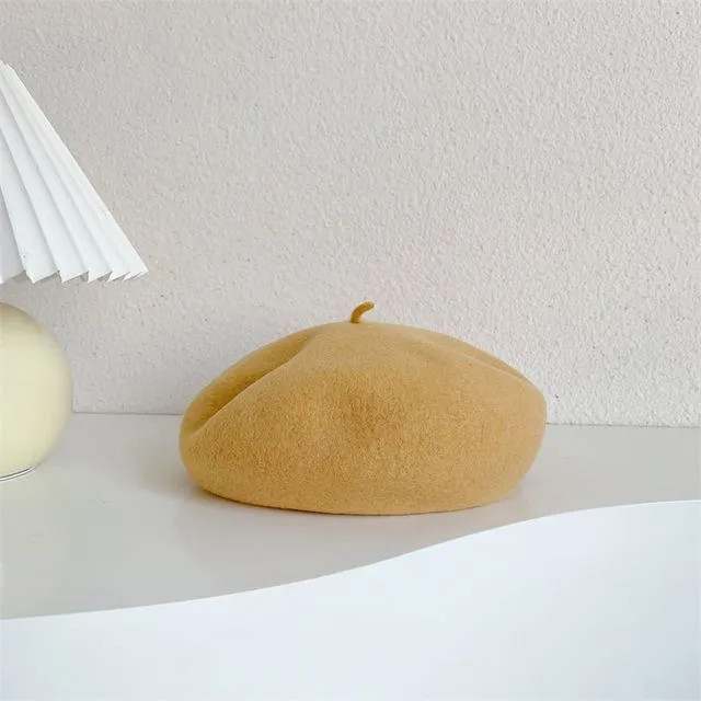Plain Wool Beret