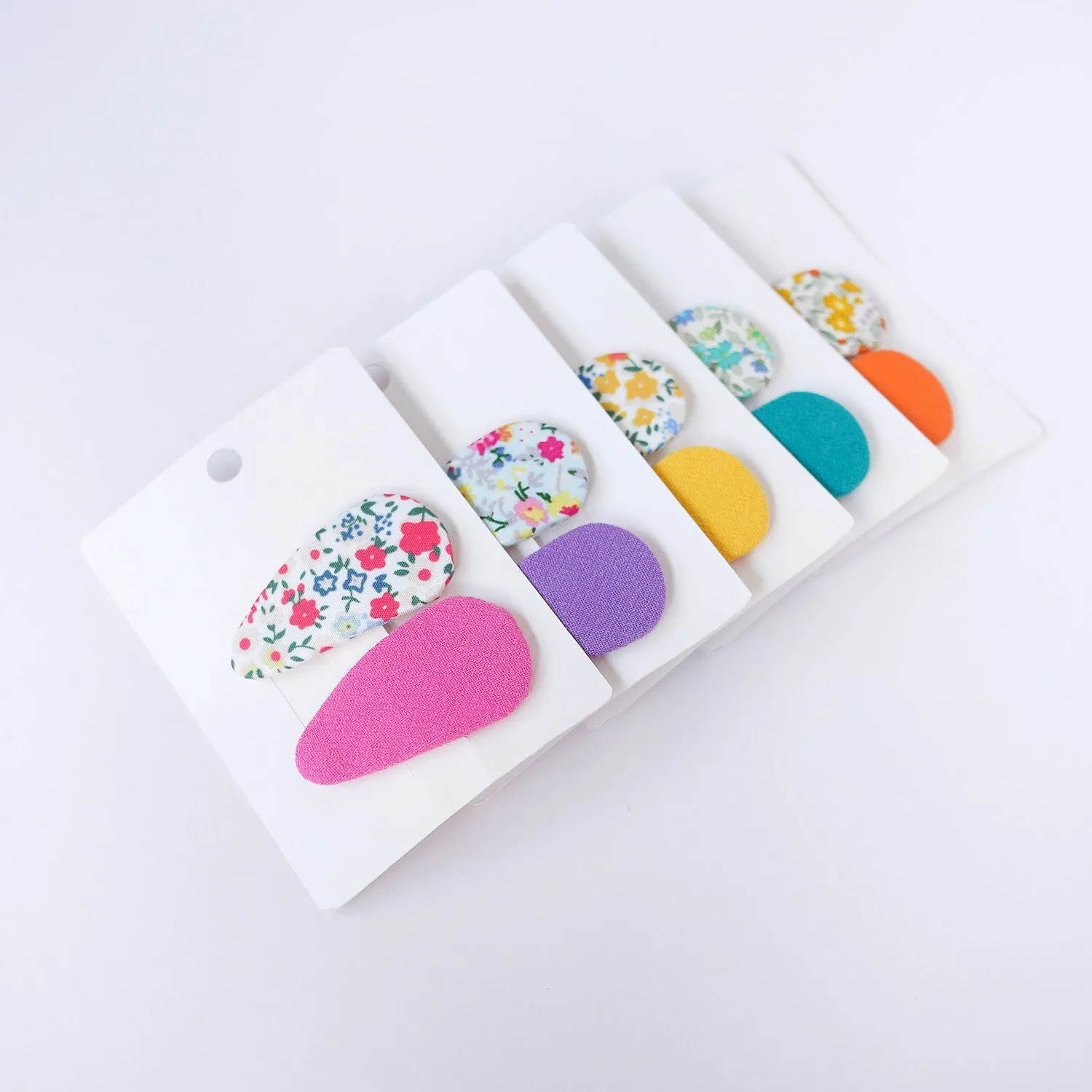 Retro Floral Hair Clips