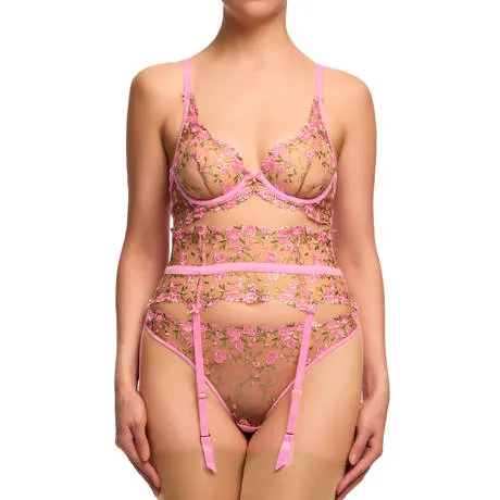 Rosewyn Six Strap Suspender Belt By Dita Von Teese Lingerie - sizes L-3X