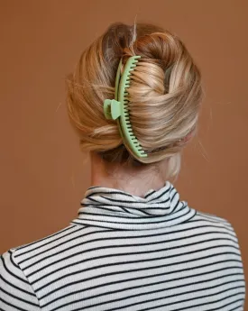 Sage Green Mega Hold Claw Clip