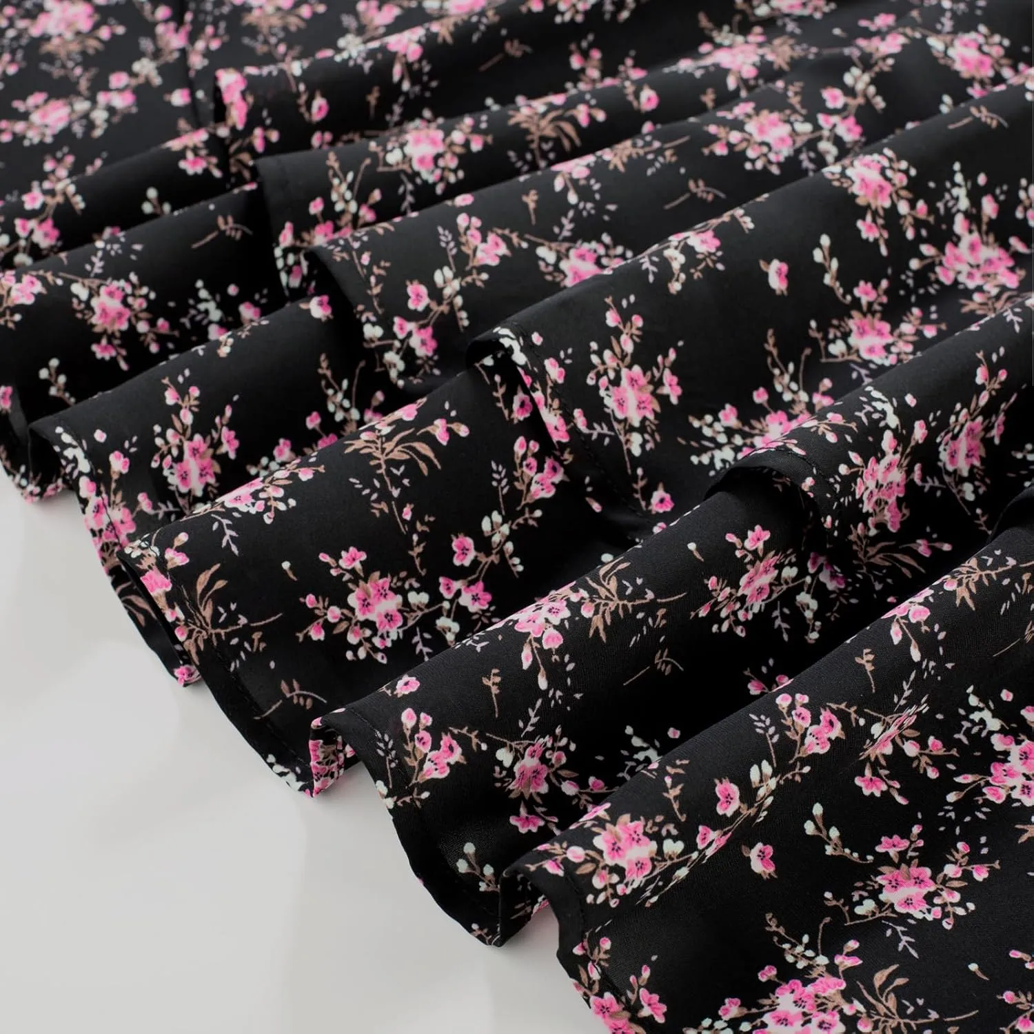 Scarlet Darkness Floral Corset Dress for Women Ruffle Mini Dress Summer Sundress
