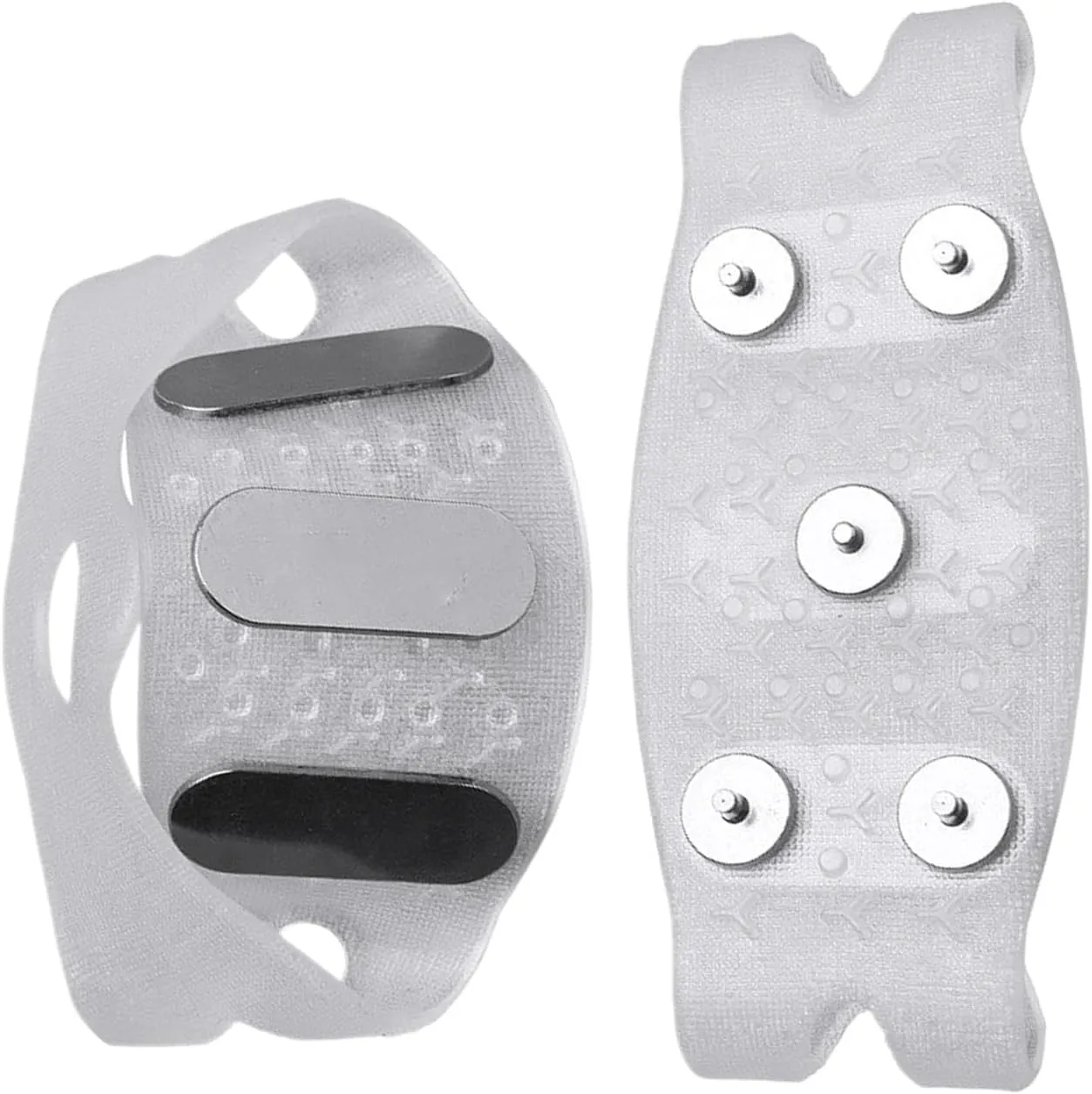 Shoes Gripper Spikes - Anti Slip Traction Cleats, Ice And Snow Shoes Grippers | Good Elasticity Traction Cleats Durables Shoe Spikes Winter Safety, Non Slip Grips For Hiking Walking Outdoor Activities