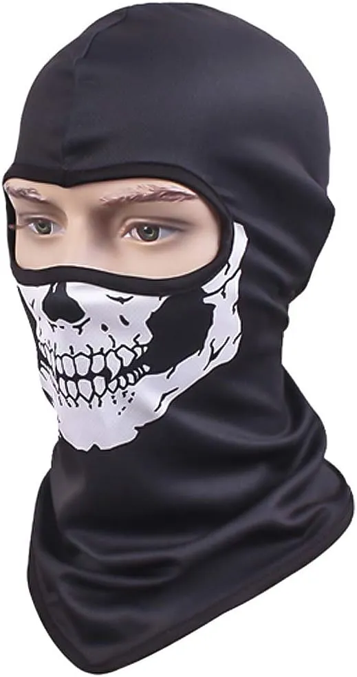 Skull Mask Balaclava Ghost Bandana Motorcycle Full Face Masks Halloween Mask
