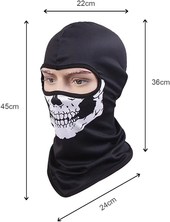 Skull Mask Balaclava Ghost Bandana Motorcycle Full Face Masks Halloween Mask