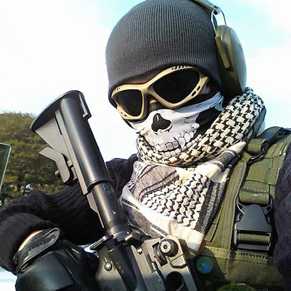 Skull Mask Balaclava Ghost Bandana Motorcycle Full Face Masks Halloween Mask