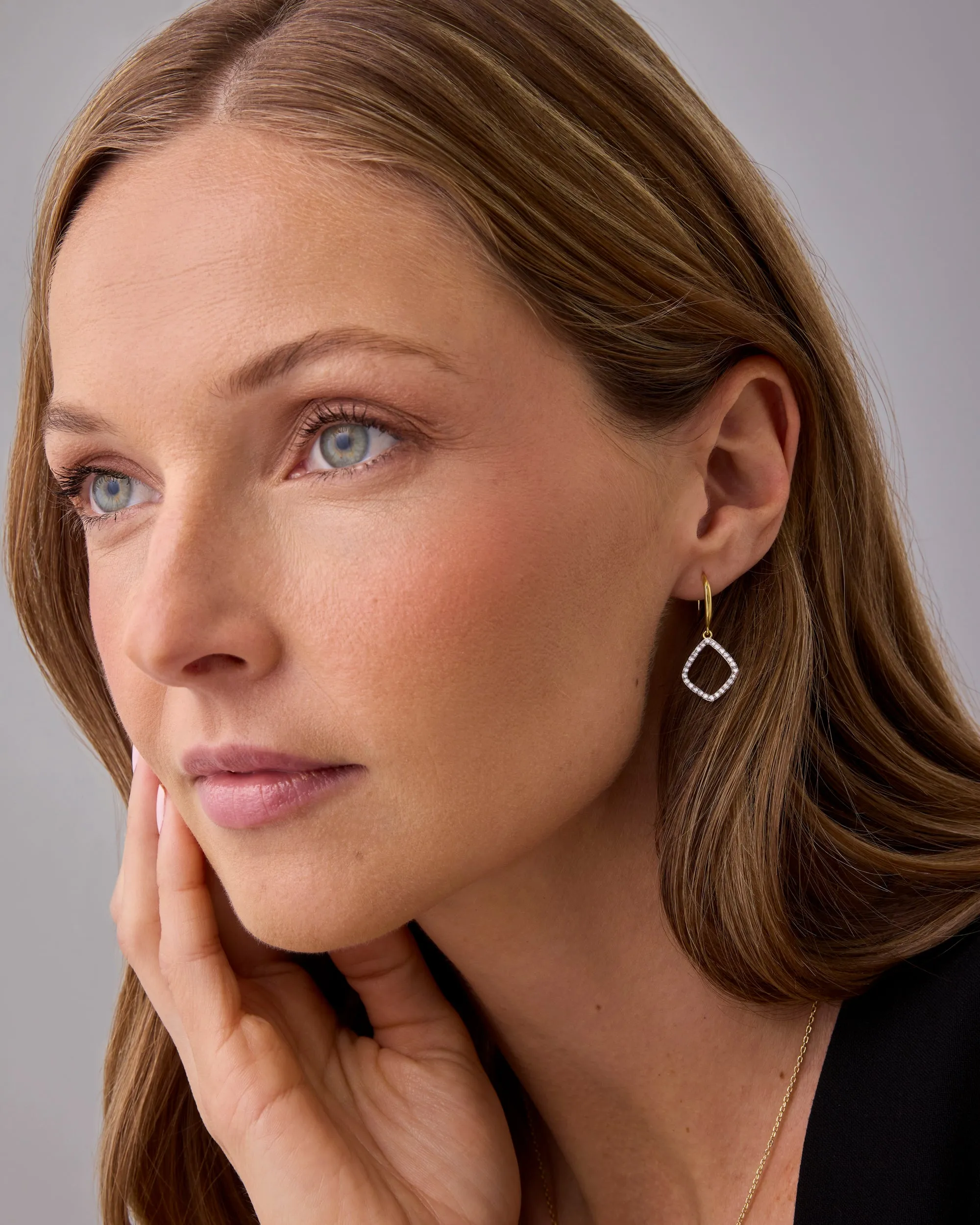 Teardrop Geometric Dangle Earrings