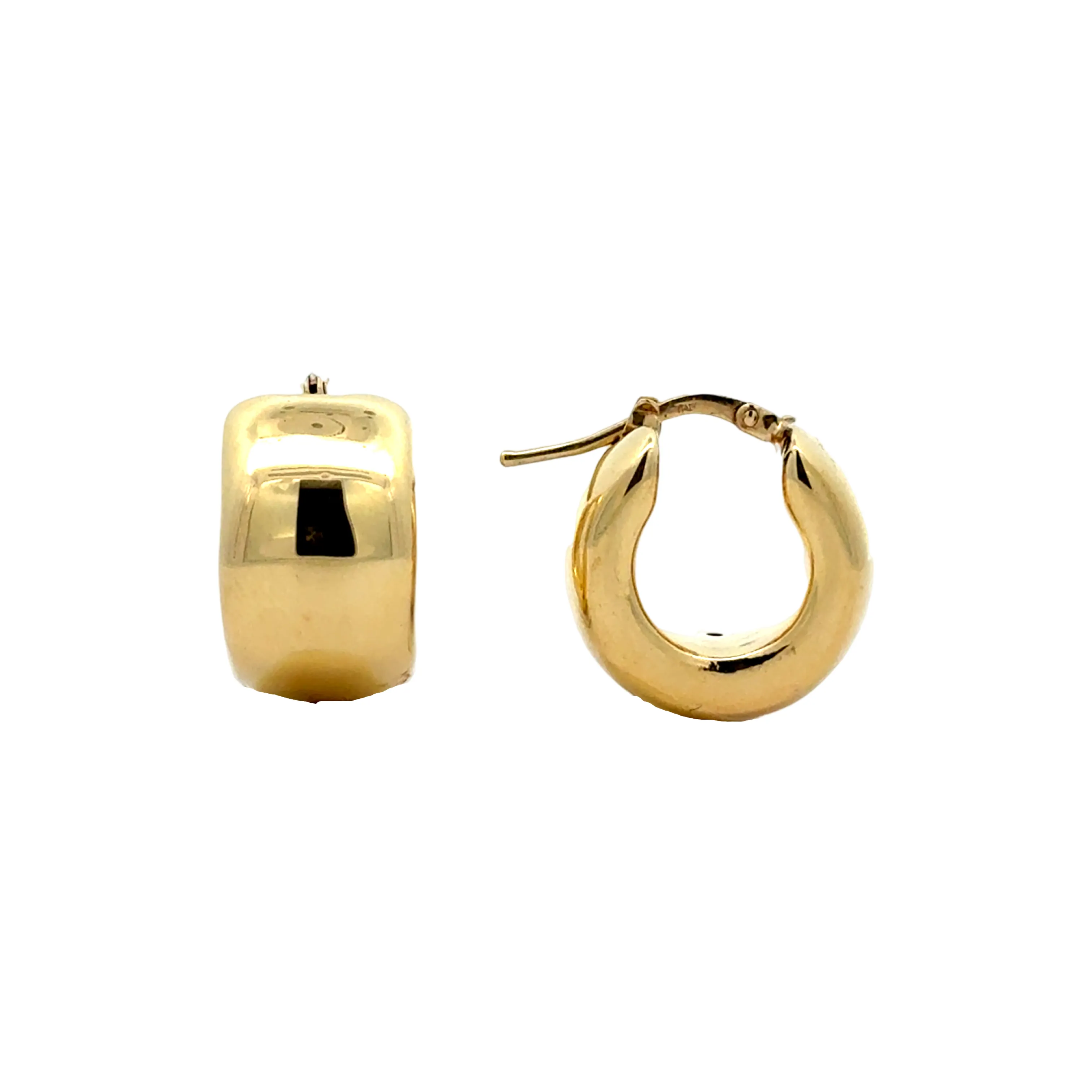 Thick Gold Hoops