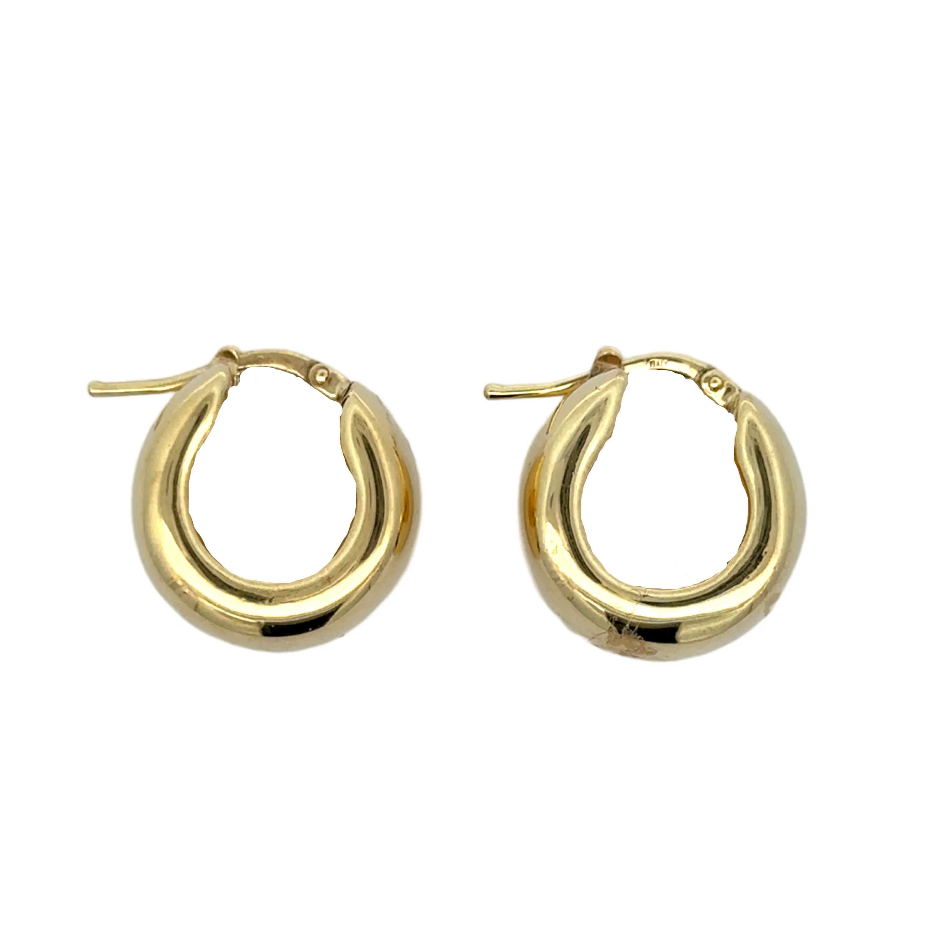 Thick Gold Hoops