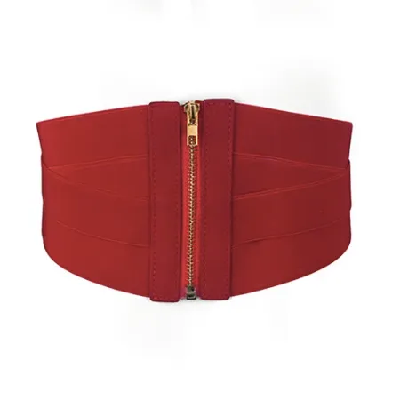 Tie Front Classic Corset Elastic Belt