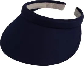 TOP HEADWEAR Sports Cotton Twill Clip-On Visor 3.5 Inch Wide Brim