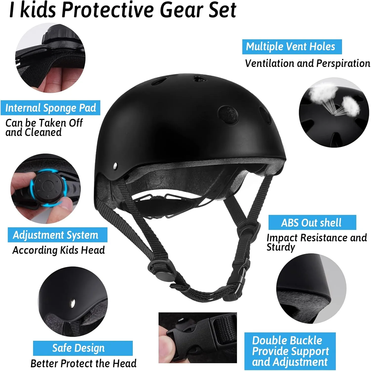 Youth & Kids Rider Helmet, Bike Helmet Removable Liners Adjustable Safety Protective Skateboard Helmet for Child Roller Skates,Scooter,Inline Skating,Cycling,