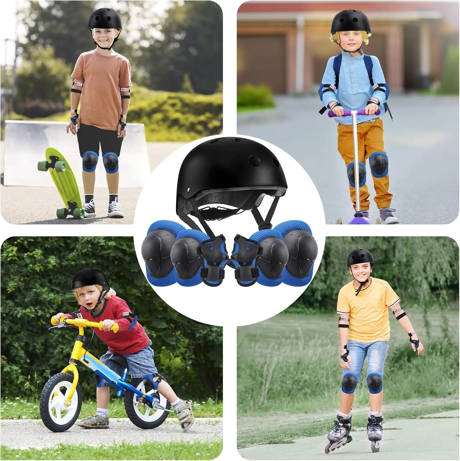 Youth & Kids Rider Helmet, Bike Helmet Removable Liners Adjustable Safety Protective Skateboard Helmet for Child Roller Skates,Scooter,Inline Skating,Cycling,