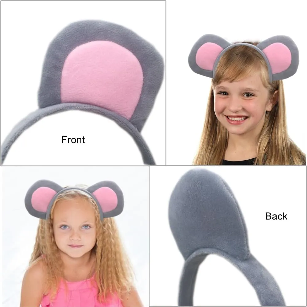 YOWOCAL Animal Ear Headband,Elastic Hair Hoop For Animal Cosplay Dress Up Costume Halloween Christmas Party Decoration