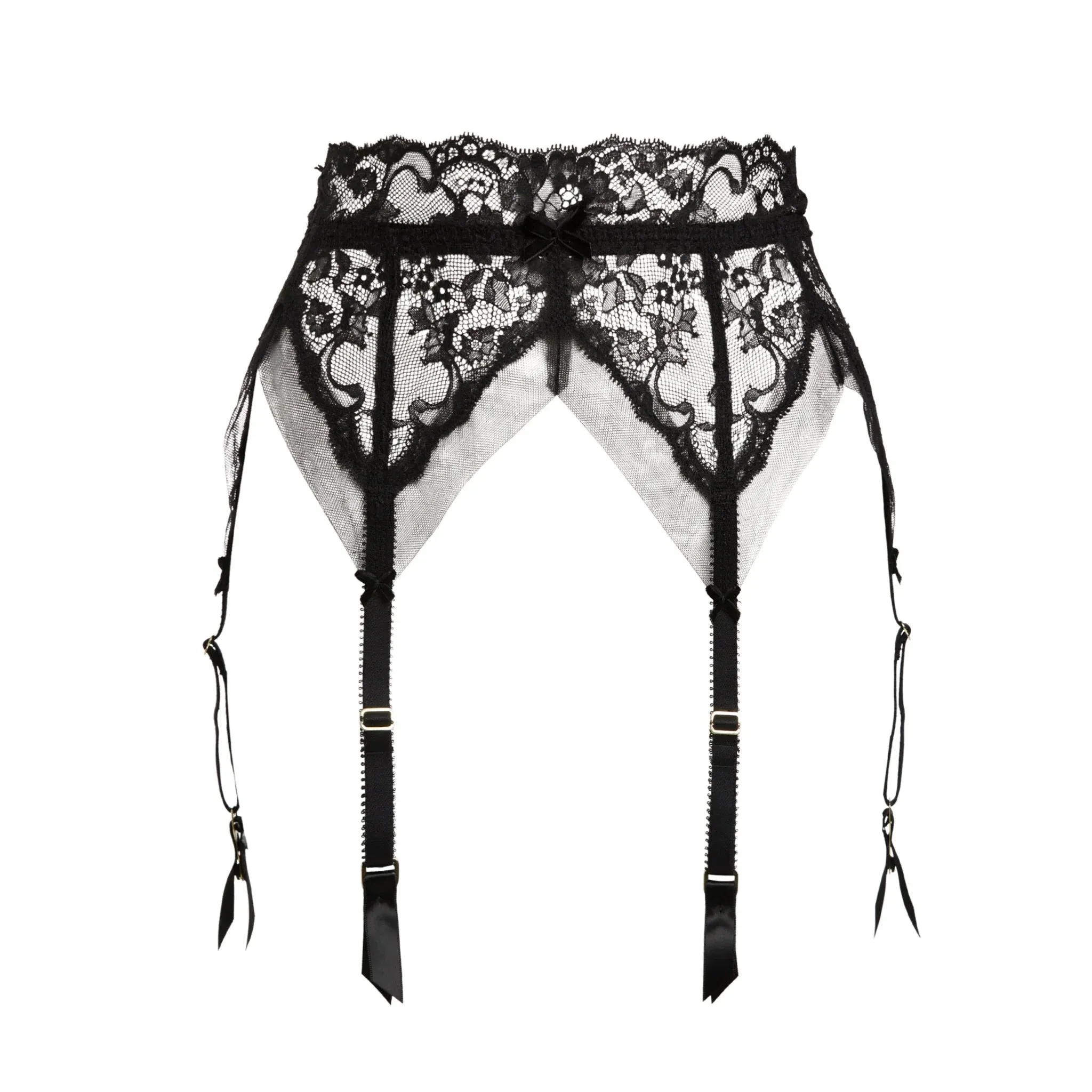 Yva Six Strap Suspender Belt By Dita Von Teese Lingerie - sizes XS-3X